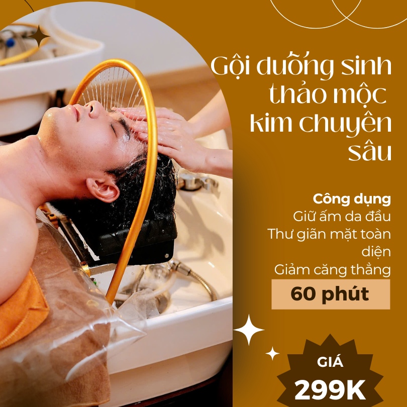 Gội đầu dưỡng sinh nam nữ chuyên sâu quận 1